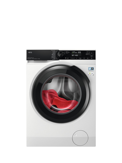 AEG OUTLET 7000 LFR74164UC Freestanding Washing Machine, 10kg Load, 1600rpm Spin, Like New, White, White