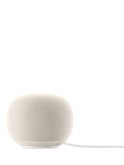 Google Bluetooth Wi-Fi Home Speaker with Gemini - view 2, Porcelain