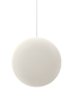 Google Bluetooth Wi-Fi Home Speaker with Gemini, Porcelain