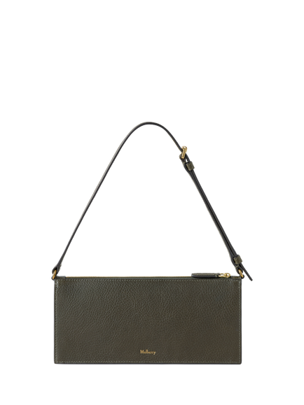 Mulberry Mini Roxanne Leather Shoulder Bag, Juniper Green - view 2, Juniper Green