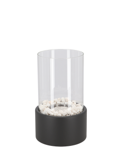 Fallen Fruits Bioethanol Round Garden Fireplace, Black - view 2, Black