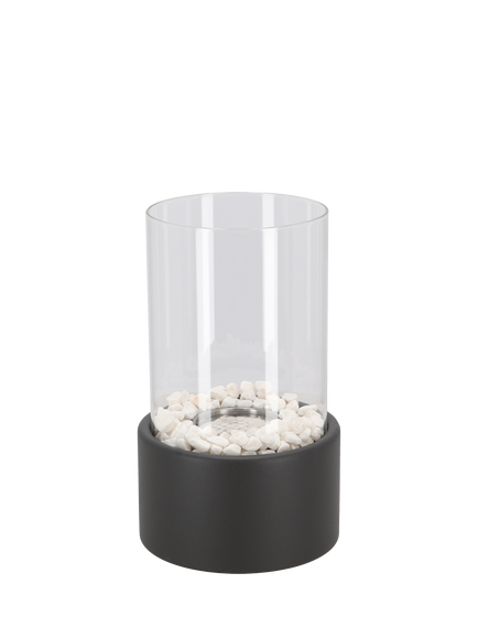 Fallen Fruits Bioethanol Round Garden Fireplace, Black - view 2, Black