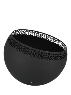 Fallen Fruits Speckle Fireball Firepit, Black, Black