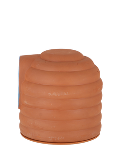 Fallen Fruits Terracotta Bumblebee Pot - view 2, Natural