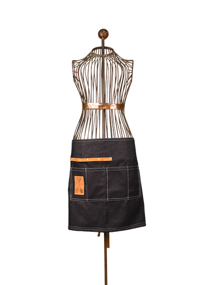 Fallen Fruits Denim Garden Tool Belt - view 2, Blue