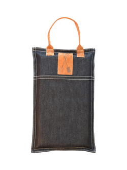 Fallen Fruits  Denim Garden Kneeler, Blue