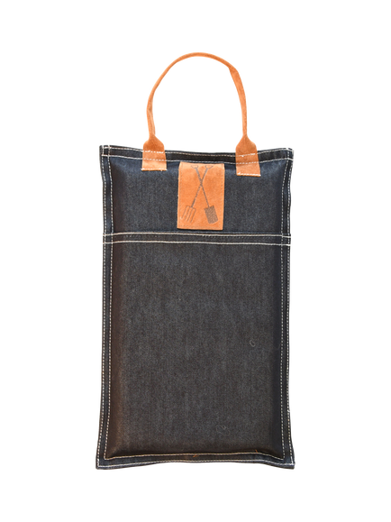 Fallen Fruits  Denim Garden Kneeler, Blue