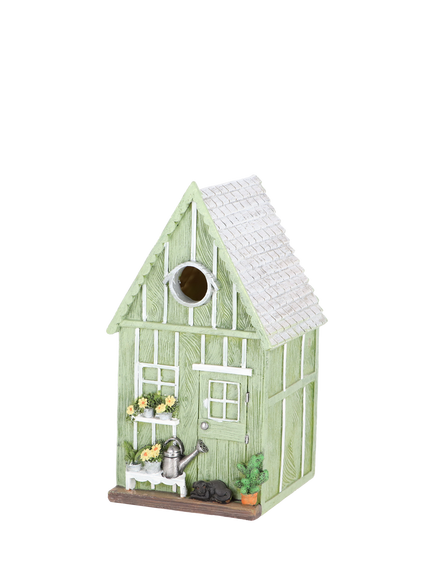 Fallen Fruits Garden Shed Bird House, Natural