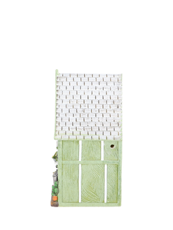 Fallen Fruits Garden Shed Bird House - view 2, Natural