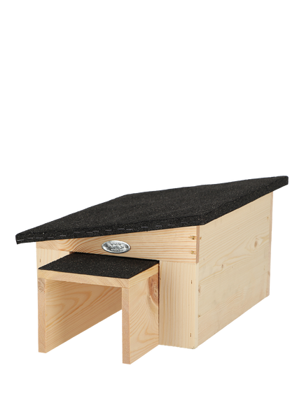 Fallen Fruits Pine Wood Hedgehog House, Natural