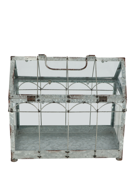 Fallen Fruits Medium Iron Cold Frame - view 2, Silver