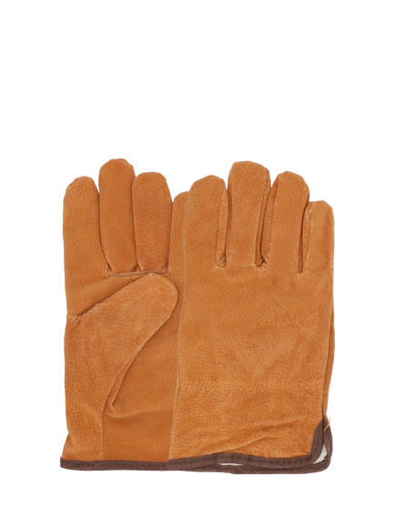 Fallen Fruits Leather Garden Gloves, Natural