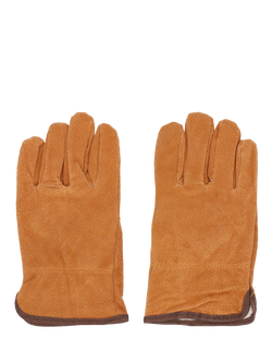 Fallen Fruits Leather Garden Gloves - view 2, Natural