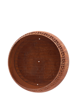 Fallen Fruits Speckle Fireball Firepit, Black - view 2, Rust