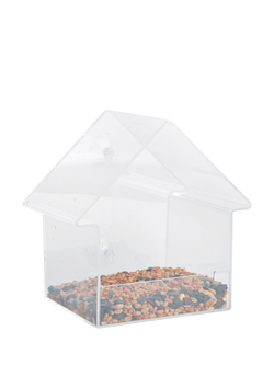 Fallen Fruits Window Bird Feeder House, Clear