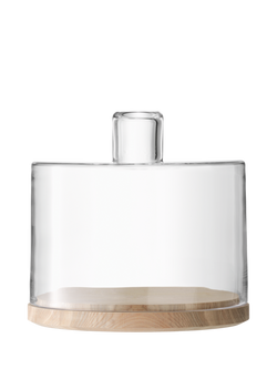 LSA International Lotta Cake and Cheese Dome, Dia.25cm, Clear