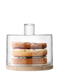 LSA International Lotta Cake and Cheese Dome, Dia.25cm - view 2, Clear