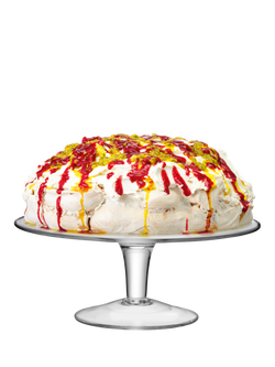 LSA International Serve Glass Cake Stand, 31cm, Clear - view 2, 