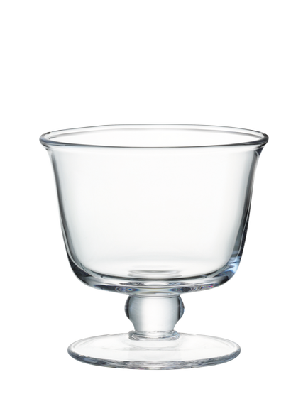 LSA International Serve Tall Compote/Trifle Bowl, 22cm, Clear, 