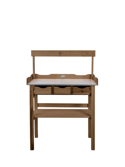 Fallen Fruits Potting Table with Rack, Natural