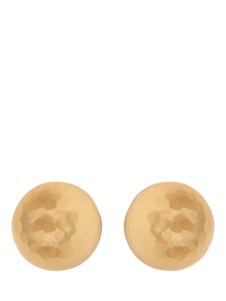 Pre-loved Hammered Dome Clip On Earrings, Circa 1980s, Gold, Gold