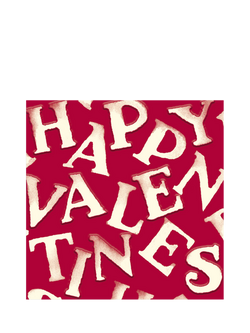 Emma Bridgewater Love Letters Jumbled Valentine's Day Card, Multi