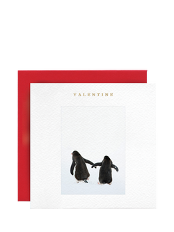 Susan O'Hanlon Penguins Valentine's Day Card, Multi