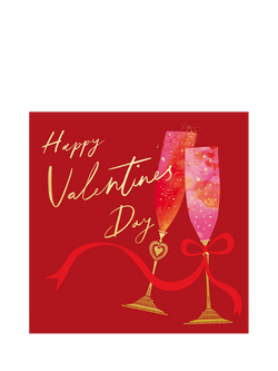 Woodmansterne Painted Glasses Valentine's Day Card, Multi