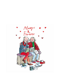 Woodmansterne Reading Together Valentine's Day Card, Multi