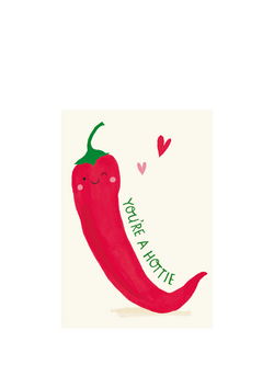 Woodmansterne Red Chilli Pepper Valentine's Day Card, Multi