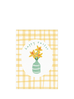 Woodmansterne Daffodils In A Vase Easter Card, Multi