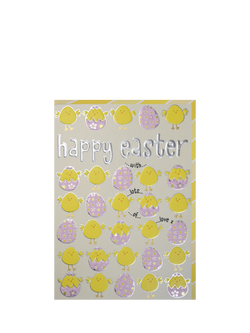 Wendy Jones Blackett Happy Easter Chicks Easter Card, Multi