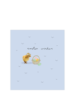The Proper Mail Company Easter Chick Greeting Card, Multi
