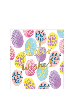 The Proper Mail Company Easter Eggs Easter Card, Multi