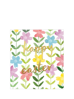 The Proper Mail Company Strings Of Colourful Flowers Easter Card, Multi