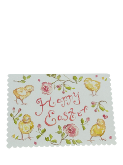 Sophie Amelia Creates Flowers & Chicks Easter Card, Multi