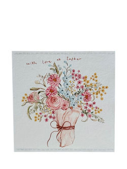 Sophie Amelia Creates Flowers With Love Easter Card, Multi