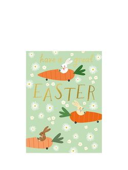 Art File Carrot Cars Easter Cards, Pack of 5, Multi
