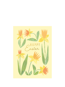 Art File Yellow Daffodils Easter Cards, Pack of 5, Multi