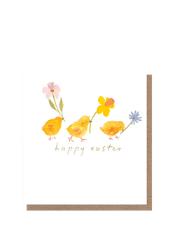 Caroline Gardner Little Painted Chicks Easter Card, Multi