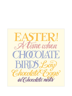 Emma Bridgewater Easter Expressions Easter Card, Multi