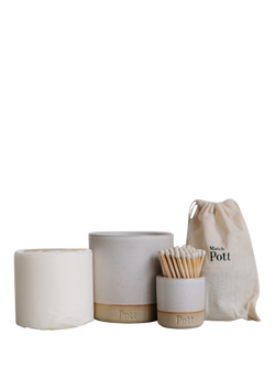 Pott Candles Orangery Refillable Candle Starter Pack, Multi