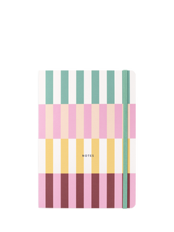 Busy B A5 Busy Life Stripe Notebook, Multi, Multi