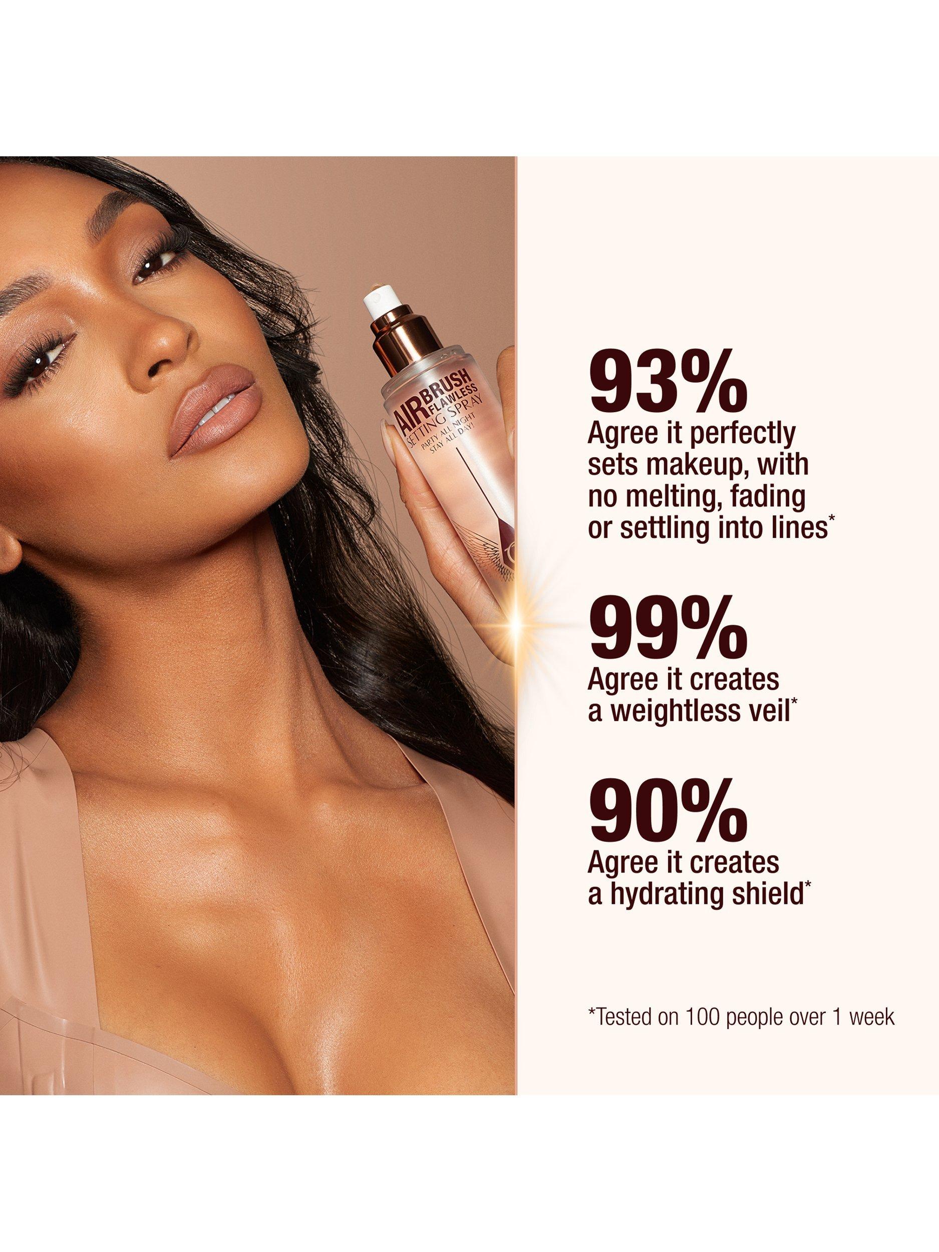 Product image 4 of 6, which shows Charlotte Tilbury Airbrush Flawless Protect, Prime & Set Christmas Makeup Gift Set