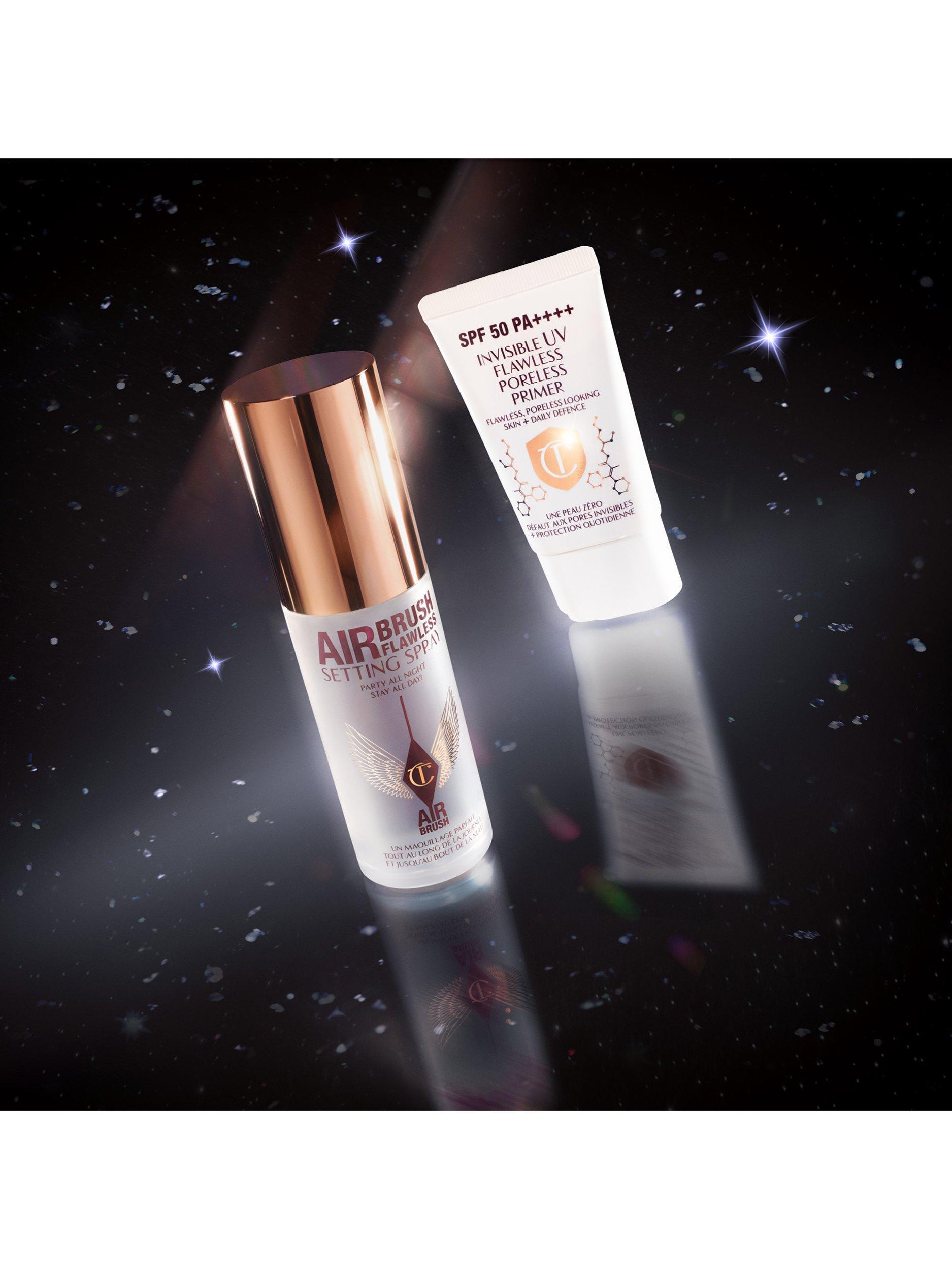 Product image 5 of 6, which shows Charlotte Tilbury Airbrush Flawless Protect, Prime & Set Christmas Makeup Gift Set