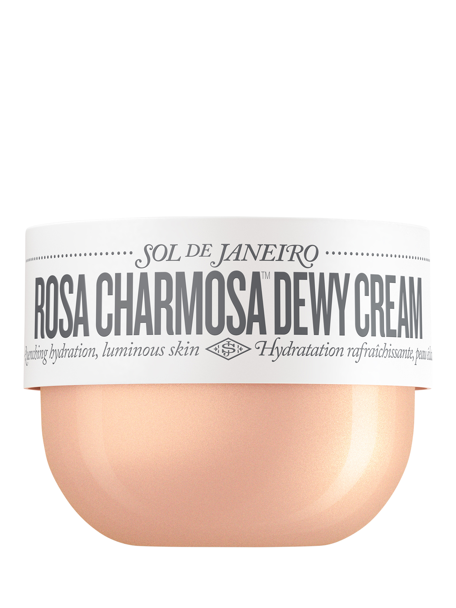 Product image 1 of 1, which shows Sol de Janeiro Rosa Charmosa Dewy Body Cream, 240ml