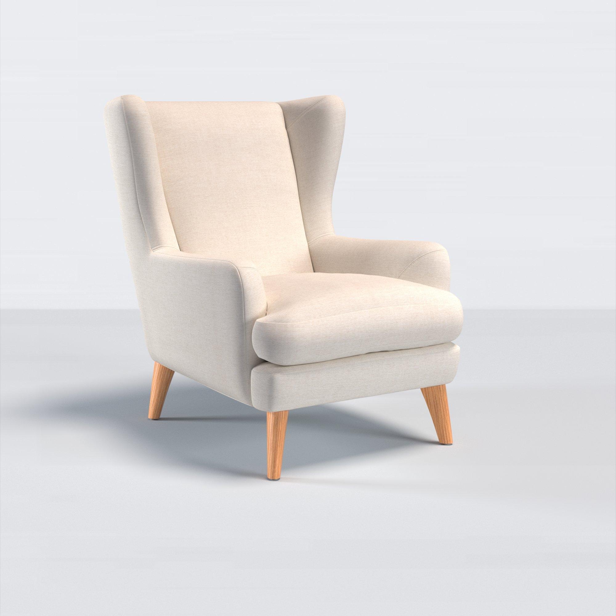 Bergen II Range, John Lewis Bergen II Armchair, Light Leg, Aquaclean Connie Natural
