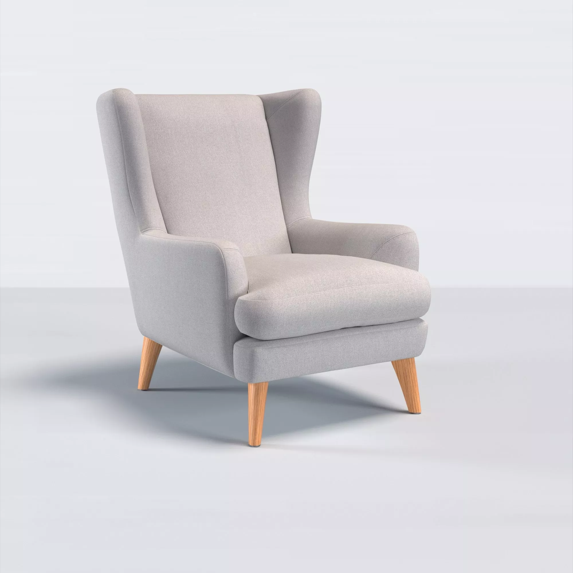John Lewis Bergen II Armchair, Light Leg