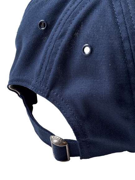 Norse Projects Eight-Panel Lightweight Cotton Canvas Cap, Dark Navy - view 2, Dark Navy