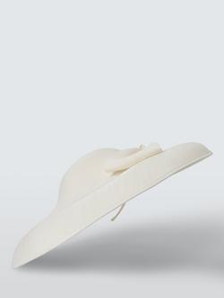 John Lewis Clement Downward Brim Hat, Ivory - view 2, Ivory